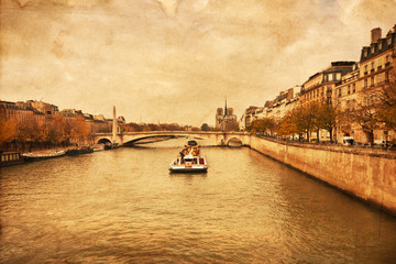 Fototapeta premium nostalgische Ansicht von Paris