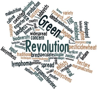 Word cloud for Green Revolution