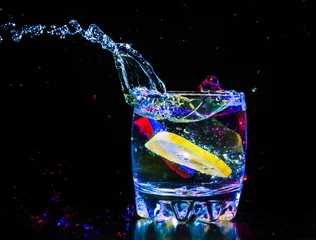 Foto auf Acrylglas bunter Cocktail © Goinyk