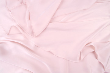 light pink silk drape, background or texture