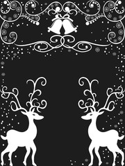 Christmas Reindeer background