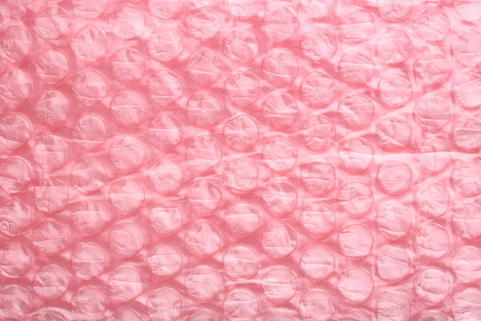 Pink air bubble sheet
