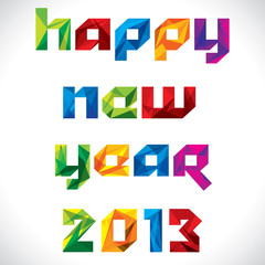 New Year Greeting Card ,2013