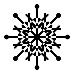 Snowflake Element Vector