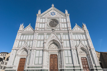 Fototapeta na wymiar Bazylika Świętego Krzyża w Florencja, Włochy