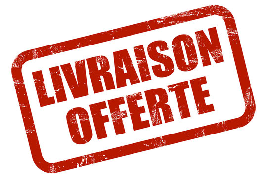 Grunge Stempel rot LIVRAISON OFFERTE