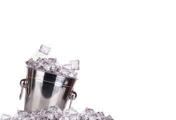 ice bucket isolated