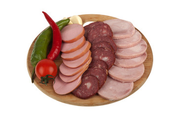 Sausage and vegetables