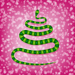 Chinese snake symbol of the new year