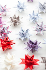 Variation of Paper Christmas stars