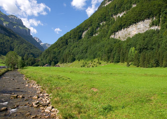 Fototapeta na wymiar Alpstein - Alpy - Szwajcaria