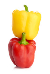 Red and yellow sweet pepper