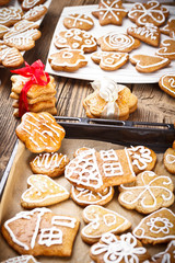 Fototapeta na wymiar delicious gingerbreads