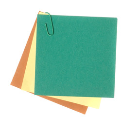 colorful note paper