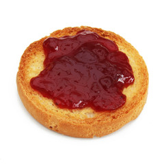 Toast et confiture