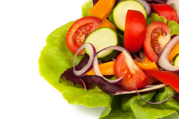 FRESH SALAD AND VEGETABLES