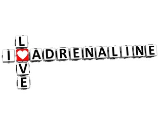 3D  I Love Adrenaline  Crossword