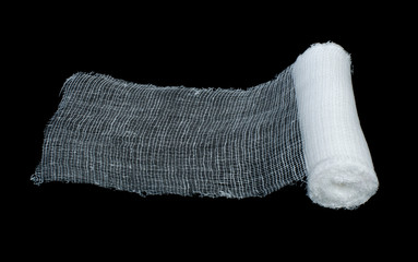 White roll bandage