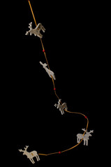 reindeers falling