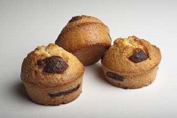  Muffins with chocolate