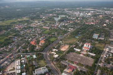 cityscape of yala city, thailand
