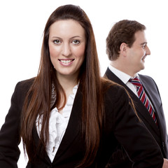 gruppe team mit chef und mitarbeitern geschäft business isolier