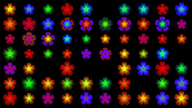 disco 80 vj loop background