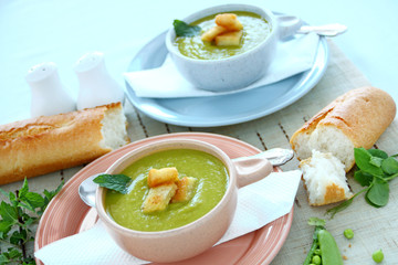 Pea Soup With mint
