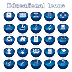 set of Educational Icons