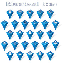 Set of Educational Icons
