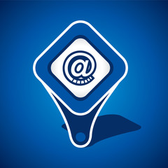 Message/Email Icon Design Stock Vector