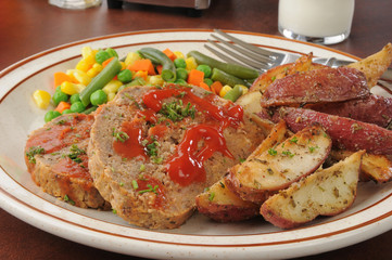 Meatloaf dinner