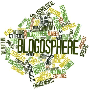 Word cloud for Blogosphere