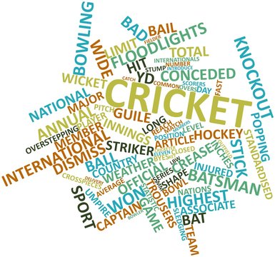 Word cloud for Cricket