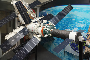 Model of Mir space station