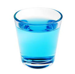 shot drink isolated on white