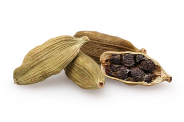 cardamom on a white background