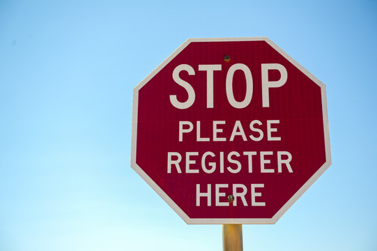 Stop Schild in Australien