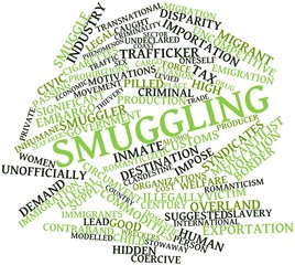 Word cloud for Smuggling