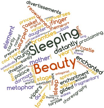 Word cloud for Sleeping Beauty