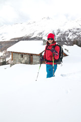 Fototapeta na wymiar Skurcz w Valle d'Aosta