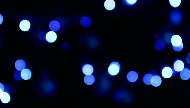 Abstract blue lights.