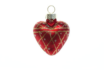 Christmas Toy red heart.