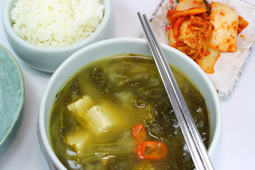 Korean Tofu Soup - Soon Dubu