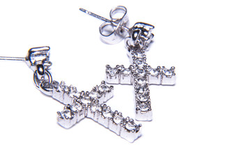 Cross earrings