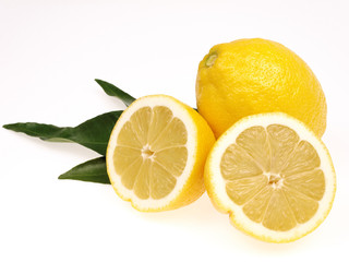 citrons avec feuillage