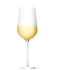 Glass of white wine