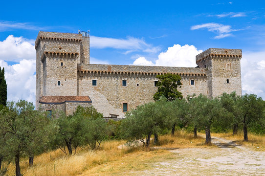 Albornoz fortress. Narni. Umbria. Italy.