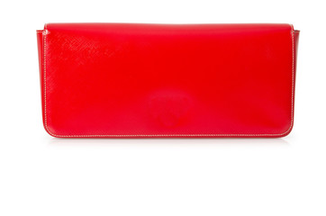 Nice elegant woman bag isolated on the white