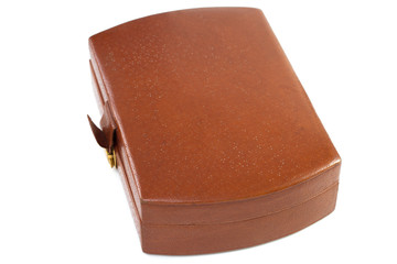 brown box on white background
